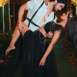 Nisha Guragain Instagram - Once upon a dance floor, two hearts met and created magic💃🎶 Team Nisha Guragain : Choreography : @_rohit_maurya_ Mua : @makeupbybharti 🎥 : @amirhussain_007 ✂️ : @damnhappy #DanceVibes #NishaGuragain #amardeepphogat #gulimatagrooves