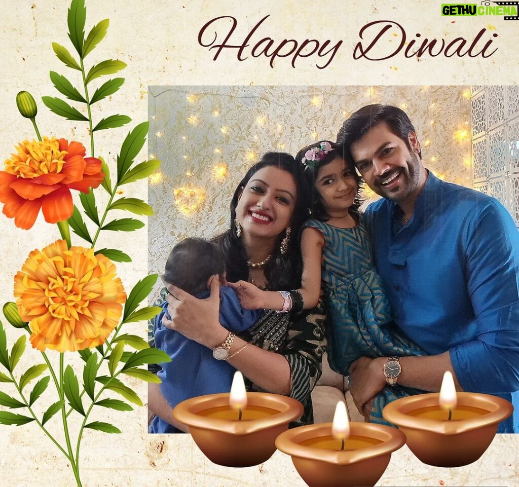 Nisha Krishnan Instagram - Wishing you a Diwali that resonates with laughter, echoes with love, and is filled with the Light of Good health & prosperity…Happy Diwali !🪔🪔