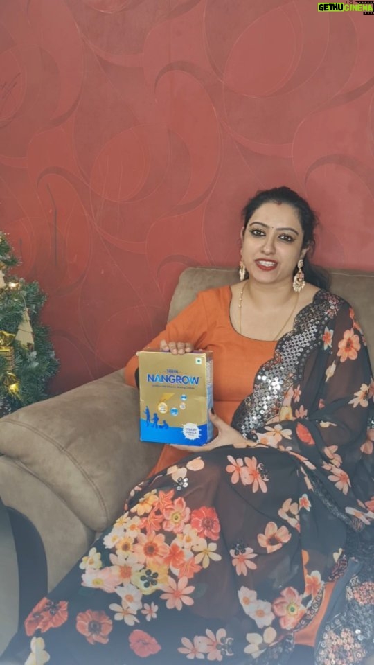 Nisha Krishnan Instagram - On December 22, NANGROW is returning with something even more significant than their interactive AR filter. To allay parent's worries, @nestlenangrowindia is hosting a live session in collaboration with @momspresso . So come see us at 12:30 PM to have all of your queries answered! #NestleNANGROW #NANGROWIndia #Nutrition #ExpertLive #LiveSession #Collab #nishaganesh