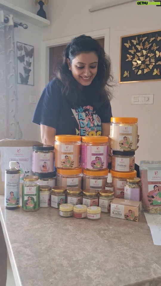 Nisha Krishnan Instagram - Motherhood has been an incredible ride, and @nuskha_care has been my trusted companion! 🤱🏻💫 As a new mom, their post-pregnancy package has been my secret weapon for a smoother journey. 🌟✨ Let me take you behind the scenes of how their thoughtful products have made my postpartum days so much brighter. To all moms and moms-to-be, this is the ultimate must-have for your nurturing postpartum experience. 💕👶🏻 #notapaidpromotion #nisharecommends #newmom #NuskhaNurtures #postpregnancyessential