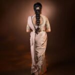 Nisha Krishnan Instagram – ✨️
Makeup & Hairdo @ready_to_tangle
Behind the lens- @focuzstudios
@chandrubharathy
Stylist & Concept @sharmithmakeover
Saree- @pachaiyappas_silks
Blouse- @d.sign.d
Jewellery- @theamethyststore
Draping- @sharmithmakeover