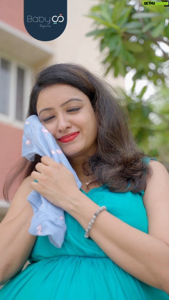 Nisha Krishnan Instagram - This video is doubly special because I shot it just a day before my delivery 🥹🥹...As a mother-to-be you want to make sure that your new born baby is wrapped in comfort and care and make sustainable and healthy choices for your little one. I found @babyco.organics to be well aligned with what I was looking for & gave me confidence. They are committed to offering organic, non-toxic, and eco-friendly baby clothing that's both stylish and practical. Why choose them ? 1. All of their clothing is made from 100% organic, pesticide-free cotton, ensuring the utmost comfort for your baby. 2. Safe and Hypoallergenic: free from harmful chemicals, dyes, and allergens, making them safe for even the most sensitive skin. 3. Sustainability: eco-friendly practices, from the sourcing of materials to our packaging, minimizing our carbon footprint. 4.Fashionable Designs Join us on this journey to dress your baby in the finest organic clothing, making their early years as comfortable, safe, and stylish as possible. Shot& edited by: @portraitsby.thalapathy #babyclothing #organiclothing