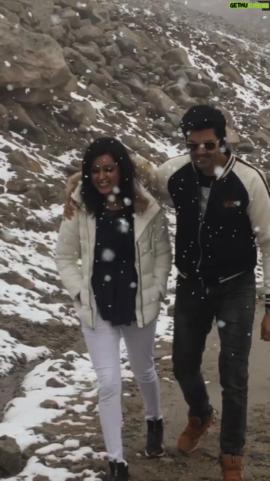 Nisha Krishnan Instagram - ❄️🤍🫶 #ladakh #snow