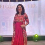 Nisha Krishnan Instagram - Back on stage! 🥰✨️ #host #event #happyday