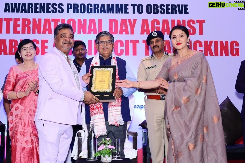 Nishita Goswami Instagram - An awareness prog to observe International Day against Drugs and Illicit Trafficking in the presence of Honourable Governor of Assam Sri Gulab Chand Kataria ji and all other dignitaries. Thanks to Byatikram Masdo for doing such a great work. Special Thanks to Dr Saumen Bharatiya. 🙏🙏