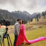 Nishita Goswami Instagram - Something big is on the way✨✨✨ . . . . . . . #jatinbora #nishitagoswami #zubeengarg #raghav #ratnakar #jollywood #assamesefilm #musicvideo Makeup and hair by my darling @bijoyjeet.saikia_makeupartist Costume by my dear friend @nandini_borkakati @page_3_boutique Kashmir A Heaven On Earth