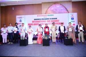 Nishita Goswami Instagram - An awareness prog to observe International Day against Drugs and Illicit Trafficking in the presence of Honourable Governor of Assam Sri Gulab Chand Kataria ji and all other dignitaries. 
Thanks to Byatikram Masdo for doing such a great work. 
Special Thanks to Dr Saumen Bharatiya. 🙏🙏