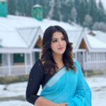Nishita Goswami Instagram - “Thinking of you keeps me awake. Dreaming of you keeps me asleep. Being with you keeps me alive.” Some drama moments from Raghav Makeup by my darling @bijoyjeet.saikia_makeupartist Costume by @navanita_s_bora Clicks by @biker_.jb #raghav #kasmir #snow