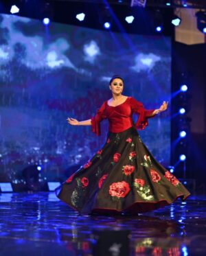 Nishita Goswami Instagram - Life is all about roll camera action. 
And i enjoy it thoroughly ❤️❤️

The program which binds all the artists together 
Prag Cine Awards 2023 

Thanks to @ajanakashofficial for making me feel confident with this beautiful outfit.
Big hug to @bijoyjeet.saikia_makeupartist for such a magical makeover . Baba I’m your big fan and you know that.

Love and lots of good wishes to @akshata.narain for your constant hard work 
Thanks @sanjive_narain for making this happen every year. 
Big Cheers to the entire team of Prag for working so so hard to make the prog a big success . 👍👍👍😍😍😍

#prag #pragcineawards2023 #ustm #assam