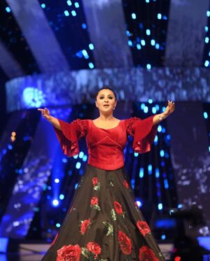 Nishita Goswami Instagram - Life is all about roll camera action. 
And i enjoy it thoroughly ❤️❤️

The program which binds all the artists together 
Prag Cine Awards 2023 

Thanks to @ajanakashofficial for making me feel confident with this beautiful outfit.
Big hug to @bijoyjeet.saikia_makeupartist for such a magical makeover . Baba I’m your big fan and you know that.

Love and lots of good wishes to @akshata.narain for your constant hard work 
Thanks @sanjive_narain for making this happen every year. 
Big Cheers to the entire team of Prag for working so so hard to make the prog a big success . 👍👍👍😍😍😍

#prag #pragcineawards2023 #ustm #assam