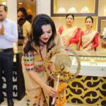 Nishita Goswami Instagram - Grand Opening of MPJ Jewellers at Borpeta Road ( Assam) Beautiful and unique collections by MPJ Jewellers . Visit the store to explore more 🙏 My best wishes to the entire Team #jewellery #mpjewelry #collection #goldjewellery #daimond #borpetaroad