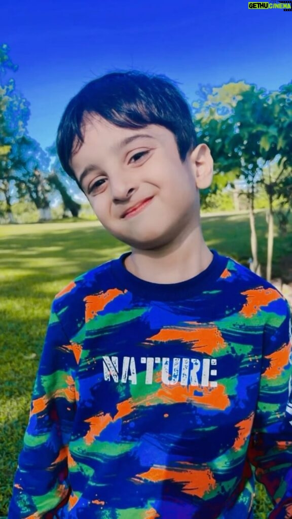 Nishita Goswami Instagram - “Wishing a very happy birthday to our awesome son. We wish that all your dreams and hopes will come true!” There’s nothing more exciting and satisfying to have seen you grow and turn into such a cheerful little boy. Wishing you a very happy birthday!” We love you Ri ❤️❤️❤️❤️❤️❤️