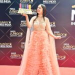 Nitanshi Goel Instagram - And your Nitz won ‘Youngest Style Diva Award’💕⭐️✨ This one’s to Mumma for showing me, while growing up, that a sense of style solely comes from being who you truly are♥️✨ Thankyou @juniormissindia and @shobhagori for bestowing me with the incredible honor✨ 👗 @the_adhya_designer ✨ #Nitanshi #NitanshiGoel #juniormissindia #juniormissindia2023 #YoungestStyleDiva #IndianYoungCelebrityInfluencerAward #nehadhupia #shobhagori #castingshobhagori #nesco #maidaan #laapataaladies #meresapne Nesco