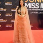 Nitanshi Goel Instagram - And your Nitz won ‘Youngest Style Diva Award’💕⭐️✨ This one’s to Mumma for showing me, while growing up, that a sense of style solely comes from being who you truly are♥️✨ Thankyou @juniormissindia and @shobhagori for bestowing me with the incredible honor✨ 👗 @the_adhya_designer ✨ #Nitanshi #NitanshiGoel #juniormissindia #juniormissindia2023 #YoungestStyleDiva #IndianYoungCelebrityInfluencerAward #nehadhupia #shobhagori #castingshobhagori #nesco #maidaan #laapataaladies #meresapne Nesco