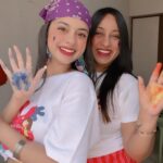 Nitanshi Goel Instagram - How was your Holi? 🎨💜 #happyholi #holi2023 #nitanshigoel #nitanshians Holi KA RANG