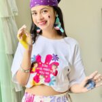 Nitanshi Goel Instagram - How was your Holi? 🎨💜 #happyholi #holi2023 #nitanshigoel #nitanshians Holi KA RANG