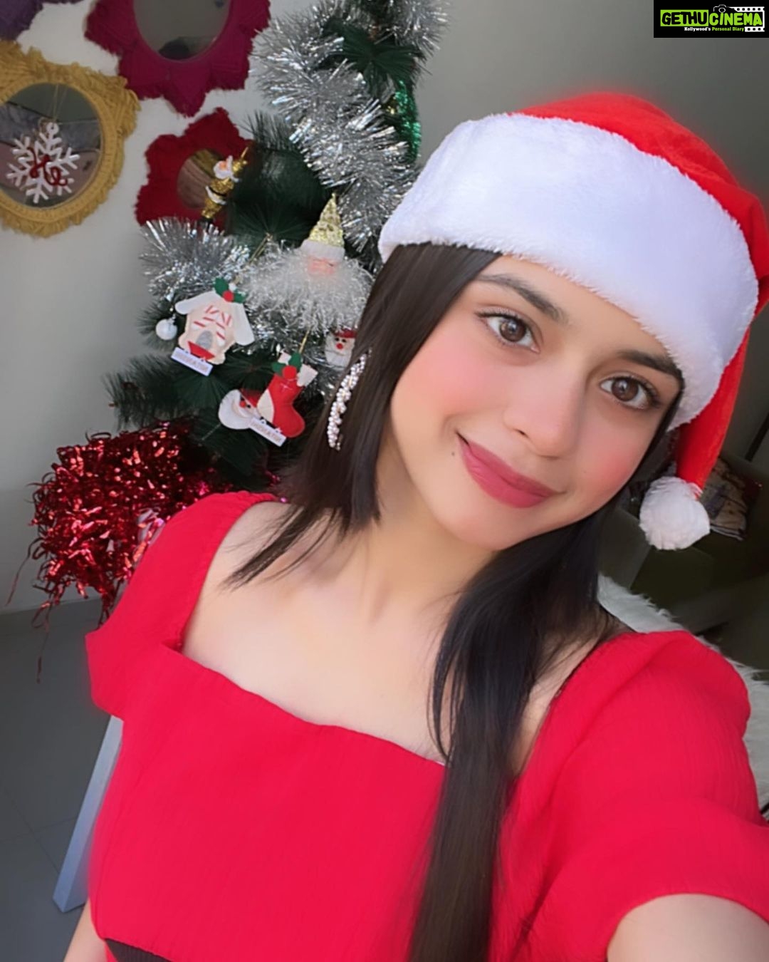 Nitanshi Goel Instagram - Ho! Ho! Ho! My lil cute Santa @queenienakhrewaali is on her way🤶♥️ Ask for a gift in the Comments 🎁✨ .. #MerryChristmas #christmaswishes #nitanshigoel #queenie #nitanshians Christmas at Home