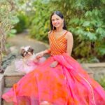 Nitanshi Goel Instagram - Happy Diwali 🪔✨✨✨ (Comment your fav pic & Give reason..Mine are 3rd & 8th with my doll @queenienakhrewaali 😘) . 👗 @kirtiagarwal_varsha . #happydiwali #nitanshians #nitanshigoel Diwali Celebrations:)