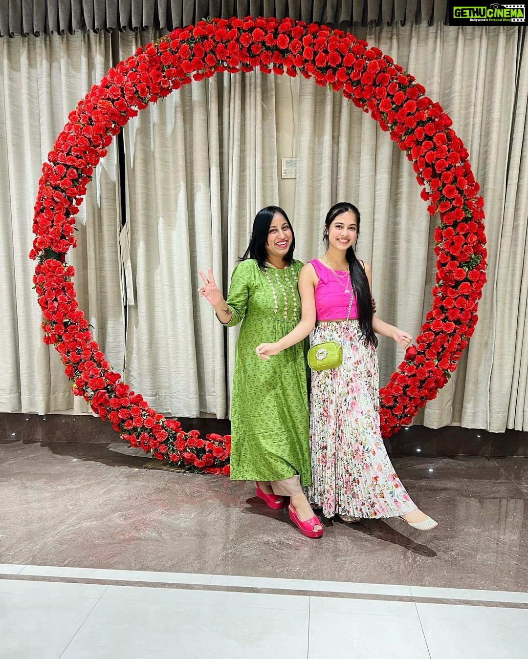 Nitanshi Goel Instagram - Happiest Happy birthday to my favourite girl @rashigoelofficial 🥳♥️ my bestieee, my mommy, my sister, my dancing partner, my Gossip partner, my soul-mate, my inspiration ✨ When I look at you, I look at the wonderful woman I aspire to become💞🫶🏻 You’ve always taught me to count my blessings and those will forever include you 🧿 Love you my sweet mommy😘 #Happybirthdaymumma #rashigoel #nitanshigoel Birthday special