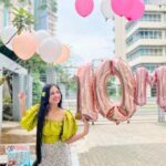 Nitanshi Goel Instagram - 10 Million Insta Fam🥺♥️🎉 Thanks for making this happen my Nitanshians🫶🏻 Each one of you have played such an important role in this journey of mine! You all taught me to have a belief in myself and my abilities🙏🏻 A BIG VIRTUAL HUG to each one of you!🫶🏻 Aapki Nitz♥️ . Wearing @beperkt_official Quick Balloon Decor @all_grand_events Cake @tf.cakes . #10million #10mhearts #10m #Nitanshians #blessed #nitanshigoel Aapke Dil mein
