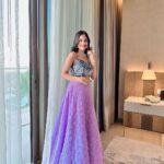 Nitanshi Goel Instagram - I purple you 💜🫶🏻✨ (4th one is a video) IIFA day 1 Location : @hiltonabudhabiyasisland Look @the_adhya_designer #IIFArocks #IIFA2023 #abudhabi #yasisland #hiltonhotel #indianbarbie #nitanshigoel #nitanshi #laapataladies #purple #💜 @yasisland Yas Island
