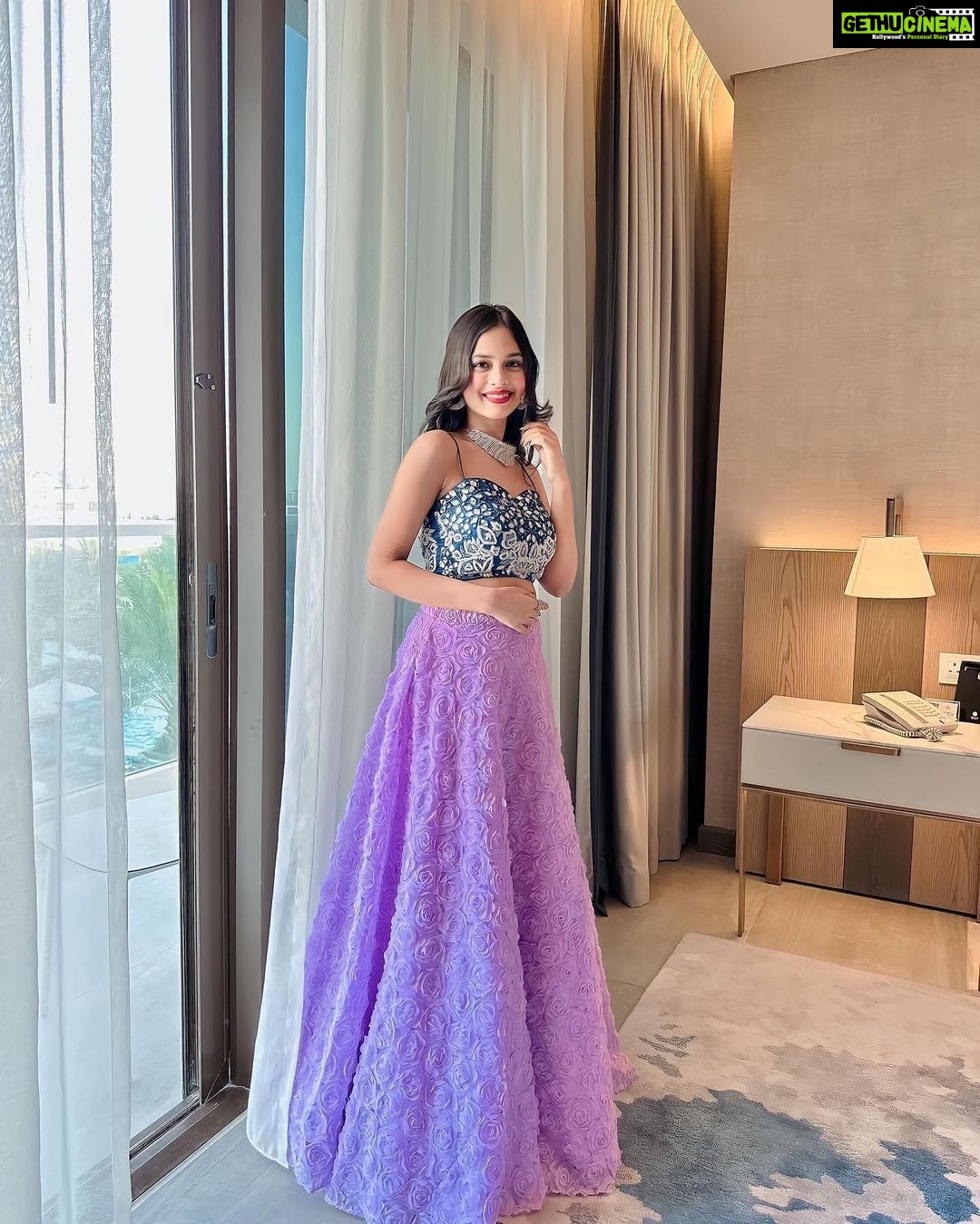 Nitanshi Goel Instagram - I purple you ππ«Άπ»β¨ (4th one is a video) IIFA day 1 Location : @hiltonabudhabiyasisland Look @the_adhya_designer #IIFArocks #IIFA2023 #abudhabi #yasisland #hiltonhotel #indianbarbie #nitanshigoel #nitanshi #laapataladies #purple #π @yasisland Yas Island