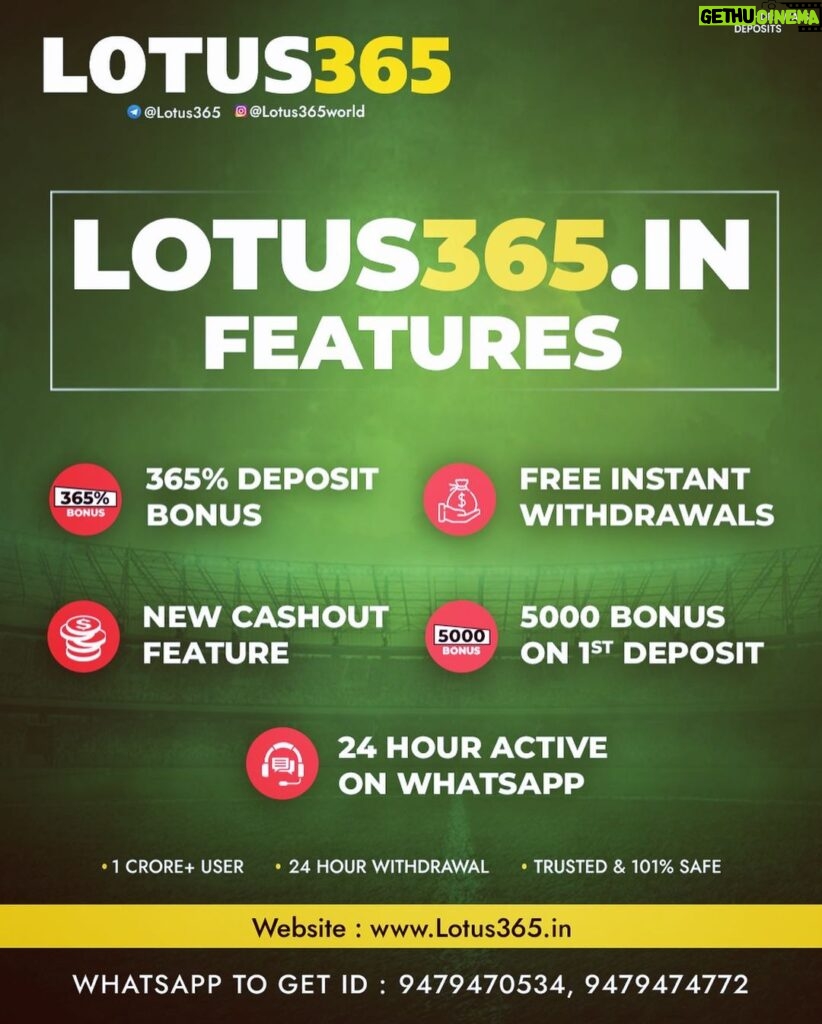 Nivetha Pethuraj Instagram - This IPL Gear up with @Lotus365world 🏏, Now don't just watch cricket, Play it! 🤑Join us now by registering on www.lotus365.in 🏆Win and show the World what you’re made of! 🤑Earn Amazing cash prizes by supporting your favourite teams with amazing live prediction 😎 and cashout features only on Lotus365 🤑 Open Your Account instantly, just msg Or Call On Numbers given below- Whatsapp - +9194777 77302 +9193434 29343 +9193432 41313 Call On - +91 8297930000 +91 8297320000 +91 81429 20000 +91 95058 60000 Disclaimer- These games are addictive and for Adults (18+) only. Play Responsibly.