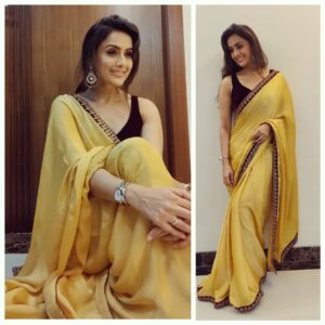 Niyati Joshi Instagram - Wearing @saavitheauthenticboutique 
#collaboration #saree #actor #niyatijoshi