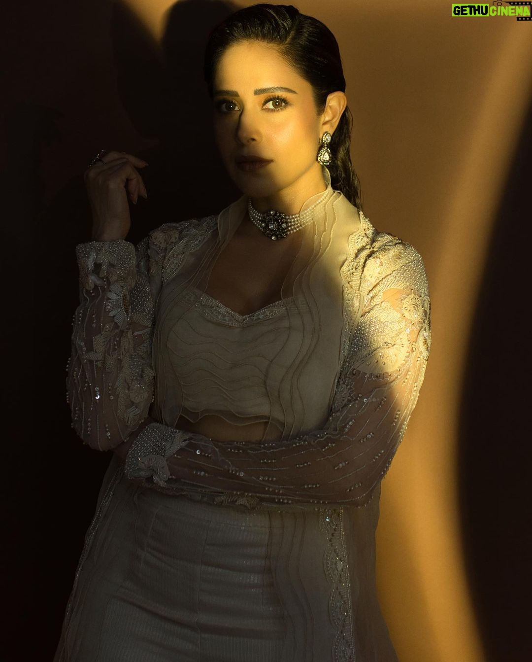 Nushrratt Bharuccha Instagram - Teri Hoyi Main Yaar Ve.. Bhuleya Ae Sansaar Ve… Outfit @awignaofficial Choker @ut_jewellery_by_harveen Earrings and ring @anayah_jewellery Stylist @nidhijeswani Makeup @vardannayak Hair @cheemabaljit2 📸 @miteshsphotography