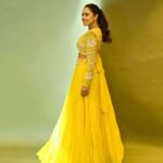 Nushrratt Bharuccha Instagram - You’ll never be too much 🌻 Outfit @shlokakhialaniofficial Jewelry @goldenwindow Stylist @nidhijeswani Makeup @simua_996 Hair @cheemabaljit2 Photographer @miteshsphotography