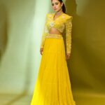 Nushrratt Bharuccha Instagram - You’ll never be too much 🌻 Outfit @shlokakhialaniofficial Jewelry @goldenwindow Stylist @nidhijeswani Makeup @simua_996 Hair @cheemabaljit2 Photographer @miteshsphotography