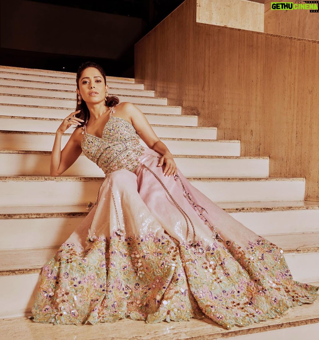 Nushrratt Bharuccha Instagram - The eyes, Chico. They never lie! π Outfit : @mymoledro Jewellery : @rubans.in Styled by @nidhijeswani Assisted by @nirikshapoojary_ Makeup @vardannayak Hair @ashwini_hairstylist Photographer @apoorvmauryaphotography
