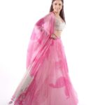 Nushrratt Bharuccha Instagram - 🌸 Lehenga @monikanidhii Earrings @maiiarabymn Ring @anayah_jewellery Stylist @nidhijeswani HMU @aafreenmakeupandhair @cheemabaljit2 Photographer @miteshsphotography