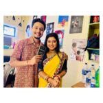 Oindrila Saha Instagram - Happy rakhi🥰 Miss u @dhrubo.s da😢❣️