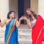 Oindrila Saha Instagram – Tapa & Tini ❤️💙
#reels #bonding #love #tapatini 
@shibumukherjeeofficial #belashuru 
📸 @reel_ananya
