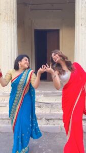 Oindrila Saha Instagram - Tapa & Tini ❤️💙 #reels #bonding #love #tapatini @shibumukherjeeofficial #belashuru 📸 @reel_ananya
