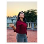 Oindrila Saha Instagram - Sanjh…♥️ . . . . 📸 @dhrubo.s 🌸