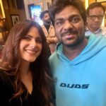Onima Kashyap Instagram - A glimpse from last night. Dekhiye TAAZA KHABAR @disneyplushotstar @bhuvan.bam22 @rohitonweb @zakirkhan_208 #webseries #premier #tazakhabar #bhuvanbam #bbkivines #zakirkhan