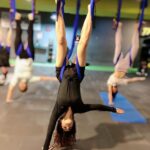 Onima Kashyap Instagram - Sometimes you have to just let go 🤗. #levitating #aerialyoga @thefundamentalsofsports_mumbai #yogapractice #yoga #yogagirl #yogainspiration #workout