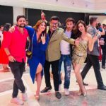 Onima Kashyap Instagram - Good Times + Crazy Friends = Great Memories! @onimakashyap @sandeepdharma_official @karansharmaa_official @sukhmanisadana #phoneixmall #pune #launchparty #party #event #show #foryou #goodvibes #funtime