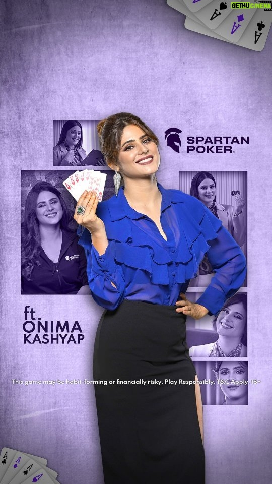 Onima Kashyap Instagram - With the smiles and the skills that could kill, let @onimakashyap tell you why you should #JoinThePokerEvolution https://www.instagram.com/onimakashyap/ Download the App Today..!! . . . #SpartanPoker #Poker #pokeronline #OnimaKashyap #Poker #Collaboration #BrandFilm #BTS #Shoot #Models