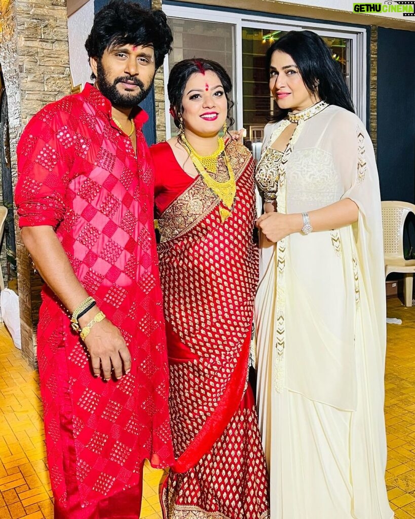 Pakhi Hegde Instagram - Heartiest congratulations to this couple🥰 u guys are doing awesome n u have awesome couple goals❤️ love u so so much guys! Keep rocking 🙌🥰 lots of love n blessings darlings 🙌😇