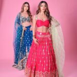 Palak Purswani Instagram - Saying no to pardesi but staying desi this Dussehra 🚀 🧨 Photographer @deepak_das_photography Outfit @yeh_lehenga_nahi_mehenga Makeup @meenalvidhani Hair @makeupbyriddhikothari Studio @backstage_mumbai Styled by @anamikajain__ Jewellery @shoppaksha Assistant @muskammangtani • • • • #dussehra #festiveoutfit #bridallehenga #palakpurswani #simranbudharup #ethnicwear