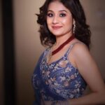 Paridhi Sharma Instagram - Life begins where fear ends.. #lahenga #style #indianoutfit #blue #festive Styledby - @stylebyriyajn Outfit - @chaashni.couture