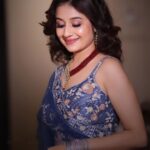 Paridhi Sharma Instagram - Life begins where fear ends.. #lahenga #style #indianoutfit #blue #festive Styledby - @stylebyriyajn Outfit - @chaashni.couture