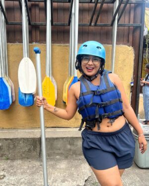 Parvathy Saran Instagram - best wild diwali ever 🧿 Bali Rafting in Ayung River 🍃 finally celebrated this day with no crackers but with full of nature…far far away from my homeland !!! Feels so good & alive.

Thank You @gtholidays.in for an unforgettable Trip to the Beautiful Bali ❤️