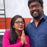 Parvathy Saran Instagram - Can’t wait 🧿🎬 so happy to be a small part of this cute robotic Kadhal ❤️ #MY3 robotic web series directed by #MRajesh coming soon on @disneyplushotstartamil Thank You people for all the support 🥂 Chennai, India