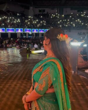 Parvathy Saran Instagram - And that was an amazing day to remember ☺️❤️🧿 @dhruv.vikram #GalattaNakshatraAwards & #GalattaWonderWomenAwards 2023
