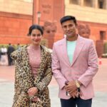 Payal Rohatgi Instagram - I am his queen. He is my king. Together we build an empire. #payalrohatgi #sangramsingh Parliament Of India, संसद भवन