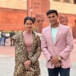 Payal Rohatgi Instagram - I am his queen. He is my king. Together we build an empire. #payalrohatgi #sangramsingh Parliament Of India, संसद भवन